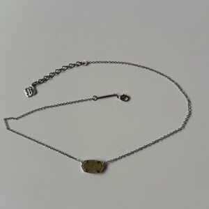 Kendra Scott Gold and Silver Necklace Elegant Design